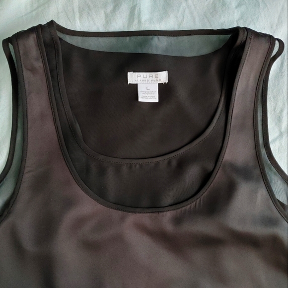 *SOLD* ALFRED SUNG Sleeveless Blouse - Picture 1 of 3